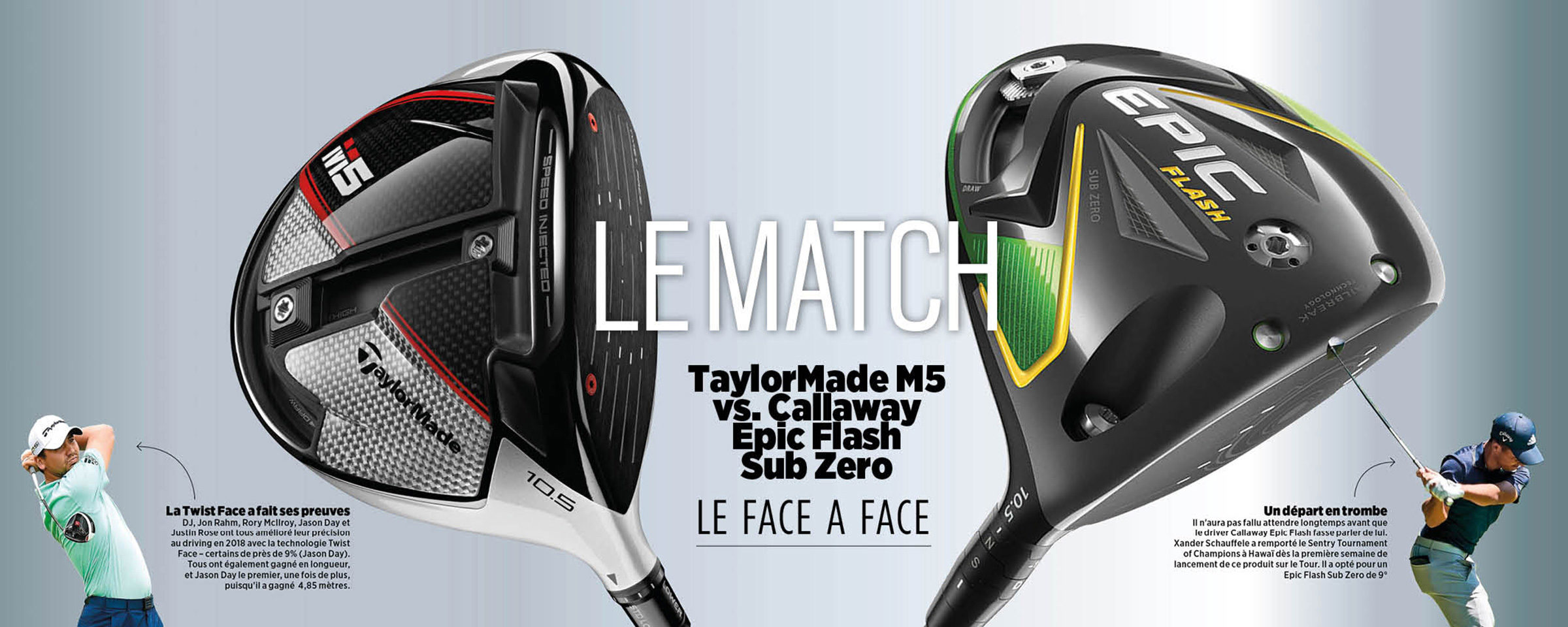 Le Match TaylorMade M5 vs Callaway Epic Flash Sub Zero